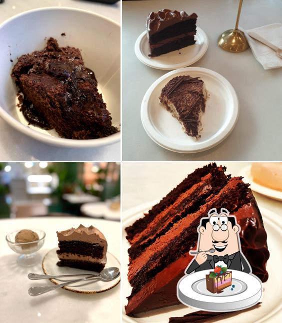 Chocolate cake at The Big Chill Cakery & Creamery