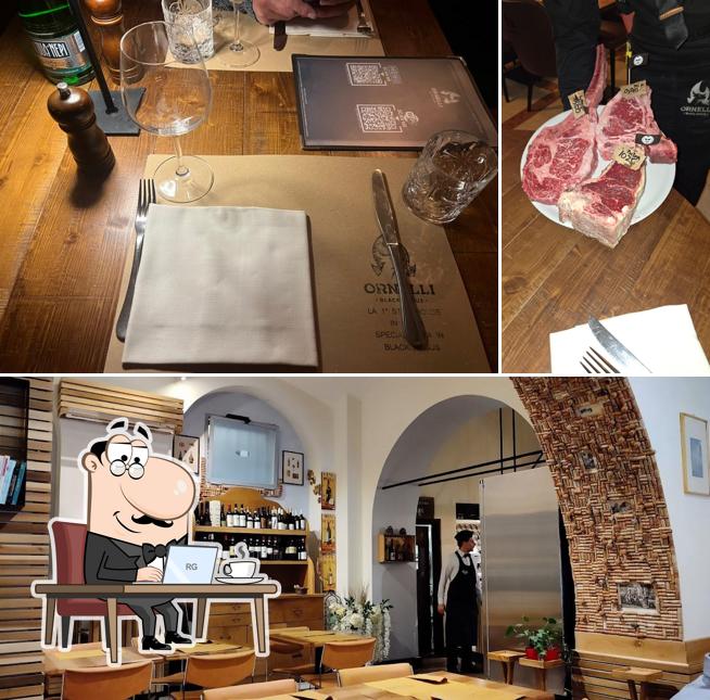 Siediti a un tavolo di Ornelli Black Angus Steakhouse