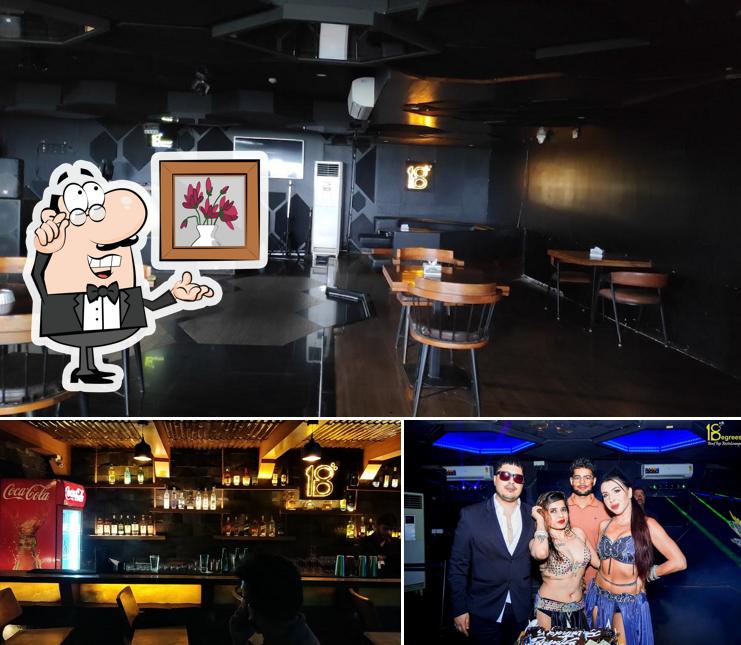 Check out how 18 Degrees looks inside