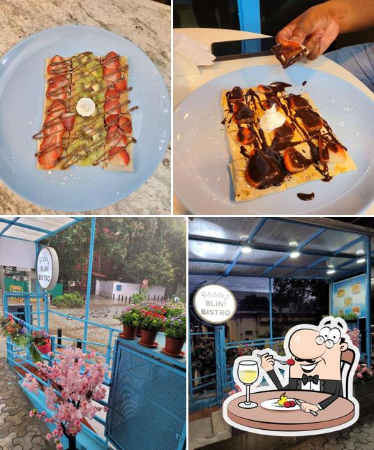Meals at Blini Bistro
