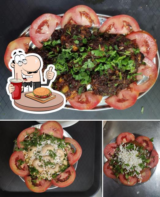 Get a burger at Rohan's Kitchen