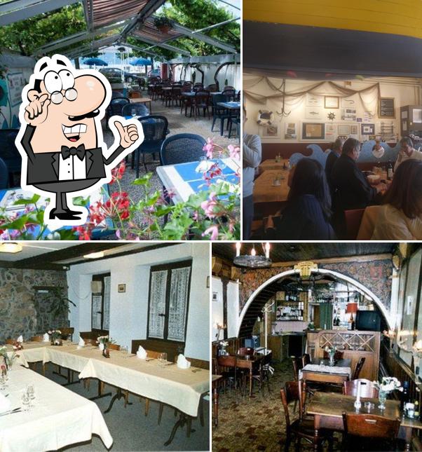 Gli interni di Café, Restaurant du Port