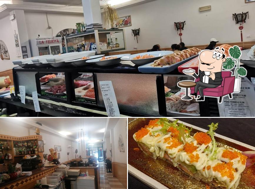 La foto della interni e cibo di La Felicità