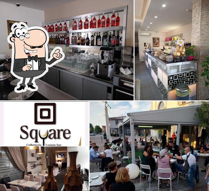 Gli interni di Bar SQUARE