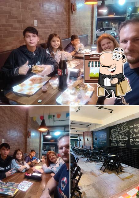 O exterior do Guga's Burguer & Pizza