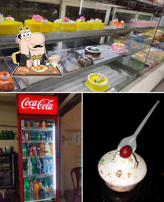 The restaurant's food and beverage