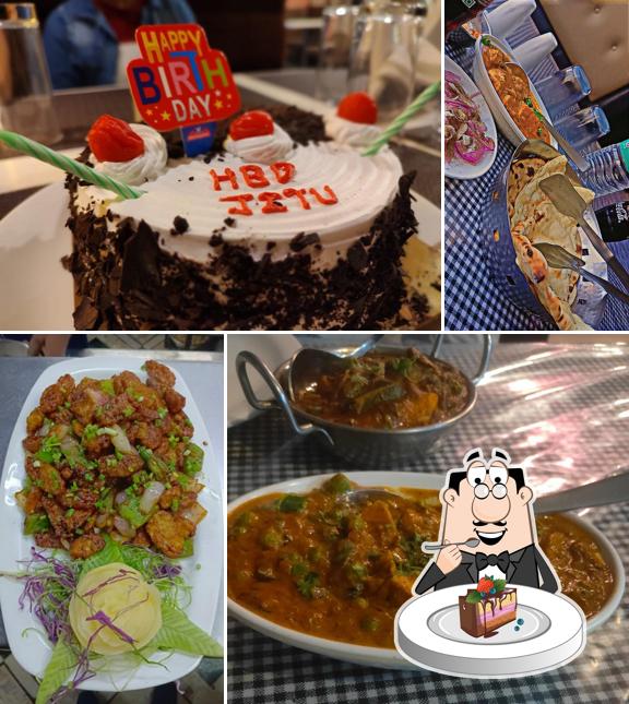 Chocolate cake at The Highway Restaurant