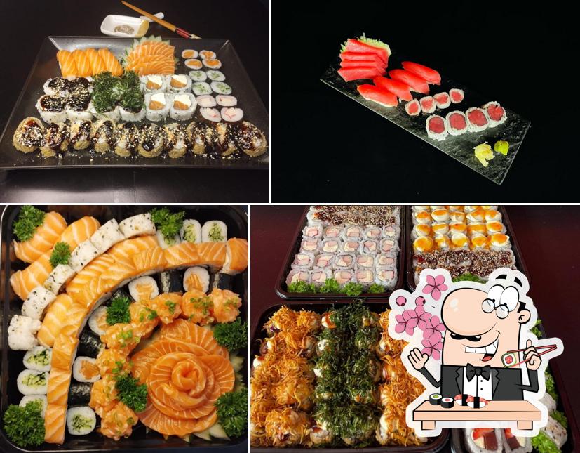 Presenteie-se com sushi no Wiyaki Sushi