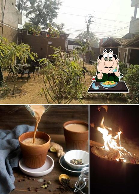 This is the image depicting food and interior at Chai Dhani