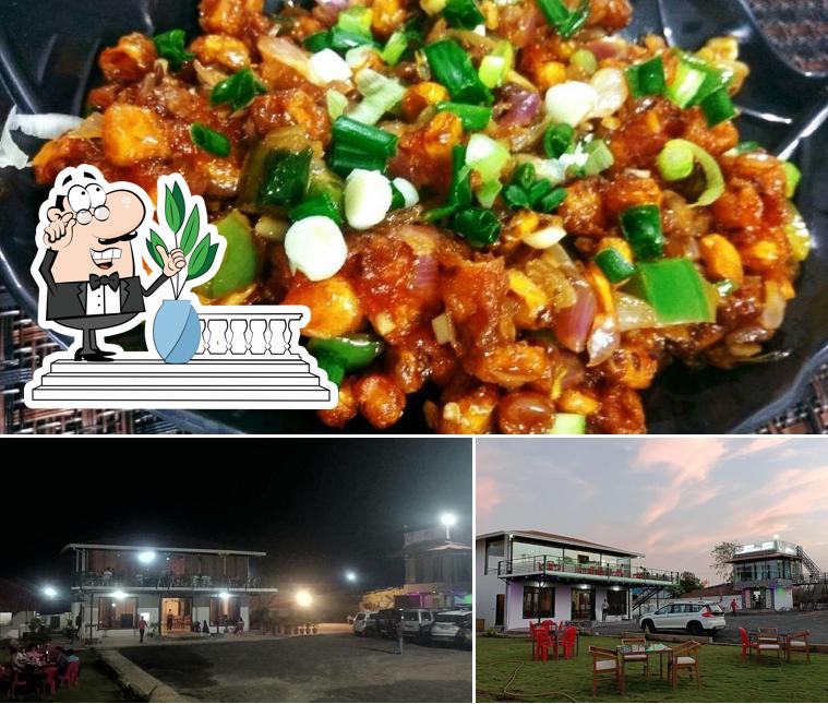 The photo of exterior and food at Jevan Family Restaurant