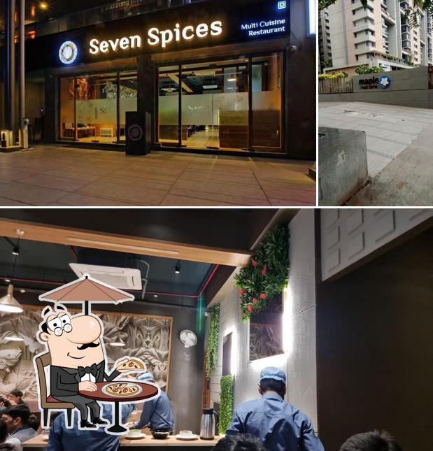 The exterior of Seven Spices - Multi Cuisine Restaurant