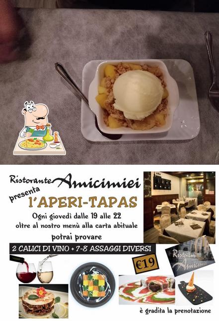 Cibo al Ristorante Amicimiei