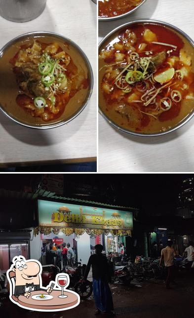 The picture of Delhi Khaas Moghlai Restaurant’s food and exterior