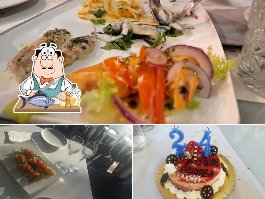 Salmone grigliato al Ristorante La Vela