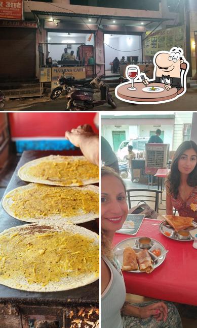 Among different things one can find food and exterior at MADRAS CAFE