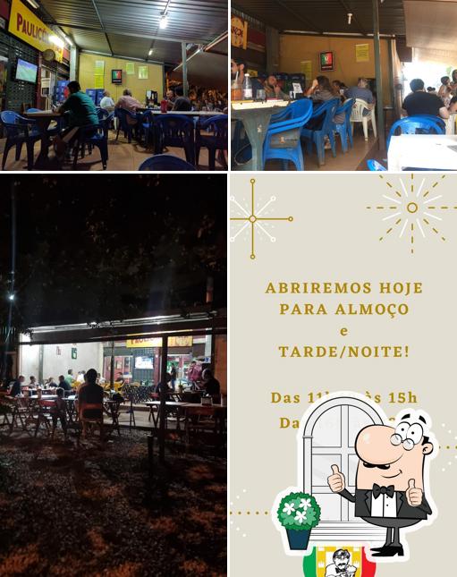 O exterior do Paulicéia Bar e Restaurante