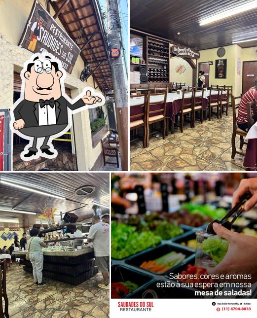 Veja imagens do interior do Churrascaria Saudades do Sul