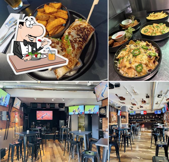 La immagine di cibo e interni da Henry's Live Music & Sport Bar Basel