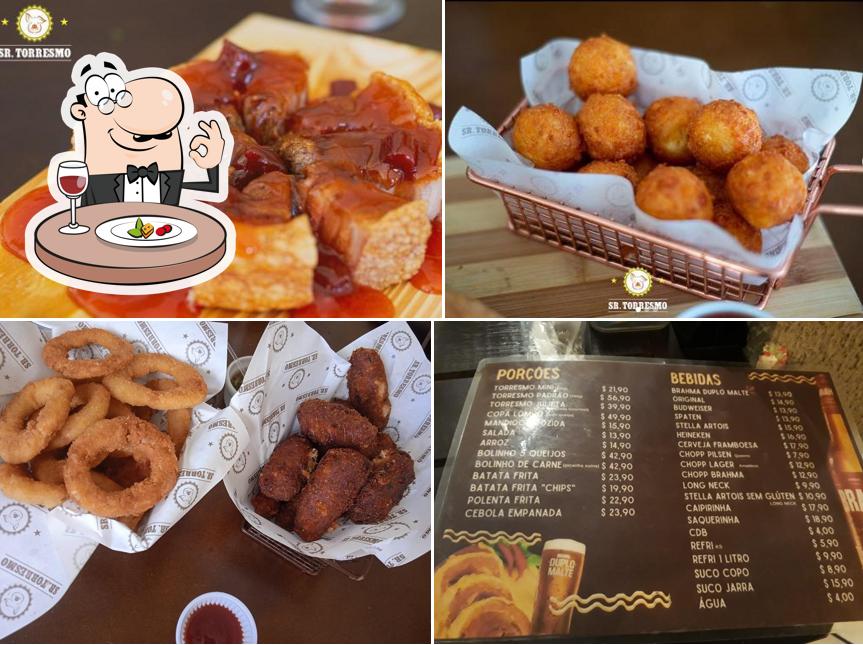 Comida em Sr. Torresmo