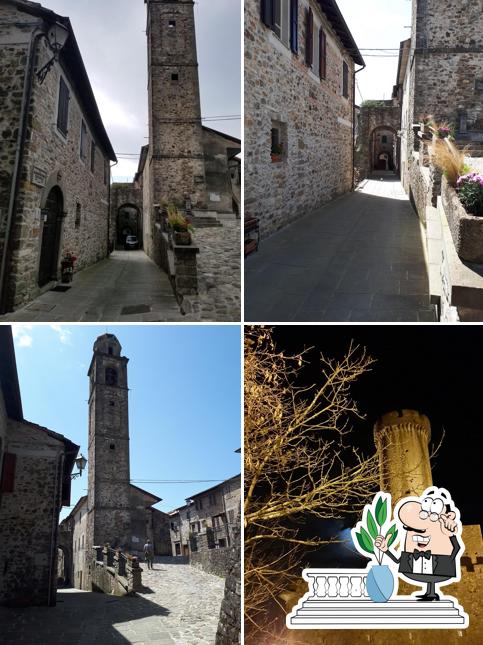 Goditi la vista dall'area esterna di Ristorante La Torre