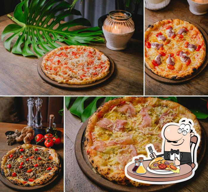 Escolha pizza no Forneria Paulistana