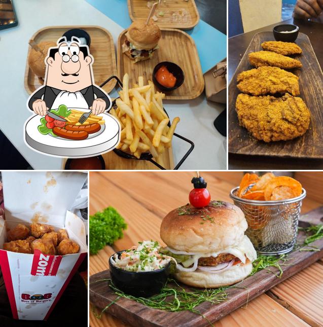 Food at Boss of Burgers (BOB)