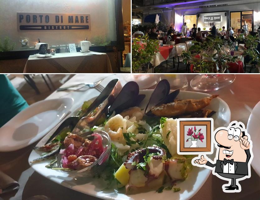 La foto della interni e cibo di Porto di Mare