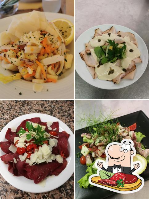 Carpaccio di manzo al Colombo Beach