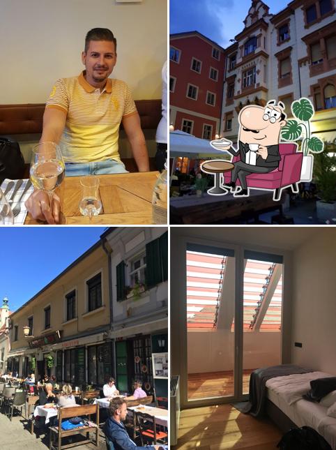 Gli interni di Gostilna