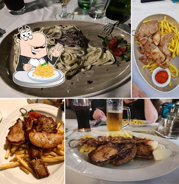 Spaghetti alla carbonara al Restoran Goran