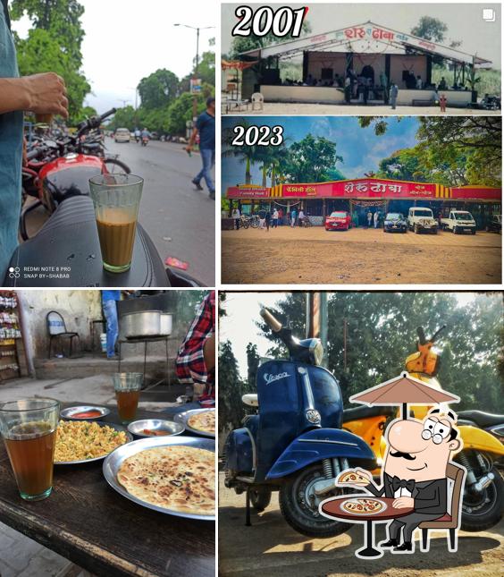 Enjoy the view at the outside area of Sheru ka Dhaba