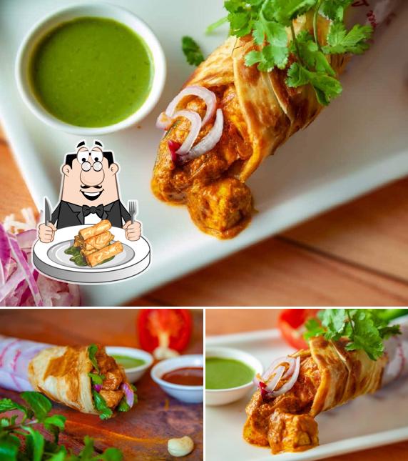 Spring rolls at 34 Chowringhee Lane