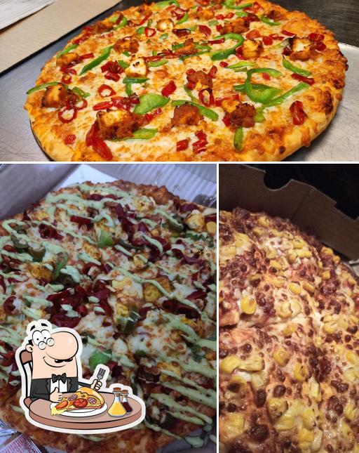 At Domino's Pizza Rayanigudem, Nalgonda, you can taste pizza