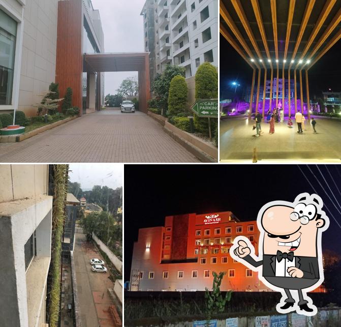 You can get some fresh air at the outside area of Hotel Avinash International