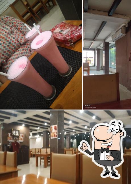 The interior of Mayuri Hotel and Restaurant (Vegetarian)