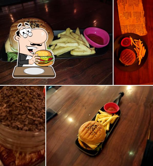 Try out a burger at Macberth's Cafe