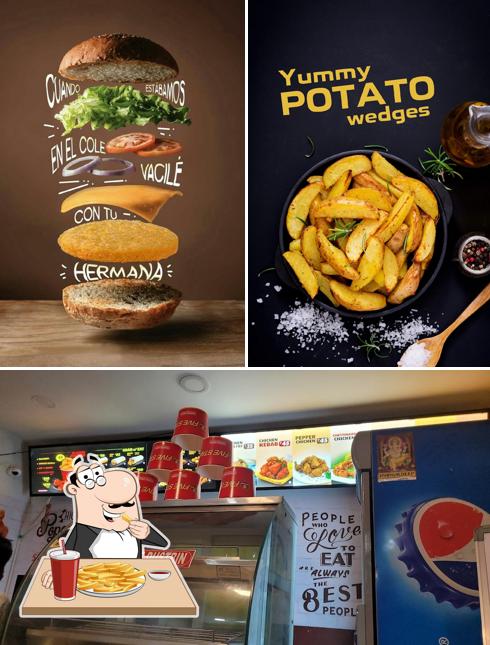 French fries at Meat & Eat family restaurant