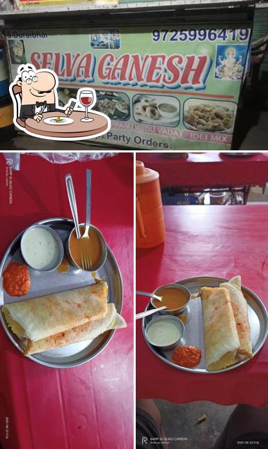 Meals at Selvam Ganesh South Indian Food Stall
