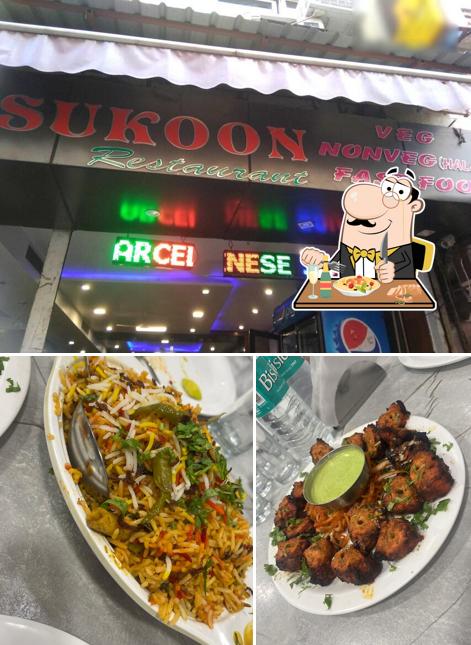 This is the picture depicting food and interior at Sukoon Restaurant Best Restaurant Near Dargah Best Nonveg Restaurant In Ajmer