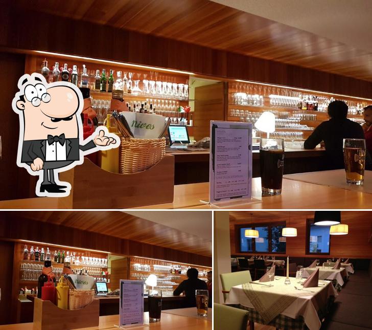 Gli interni di Nives Ristorante