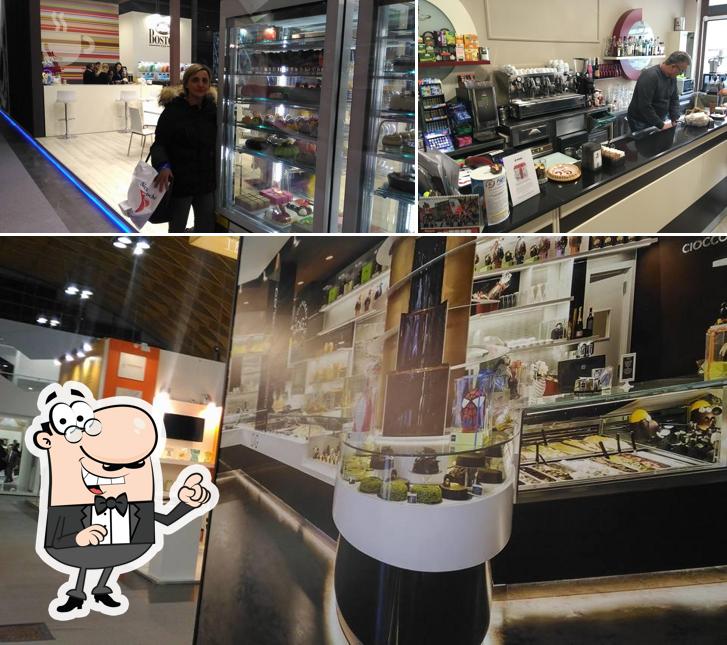 Gli interni di La bottega del caffè