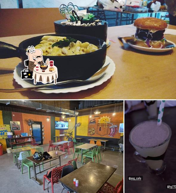 Food at ASG Coffee Shop and Restro