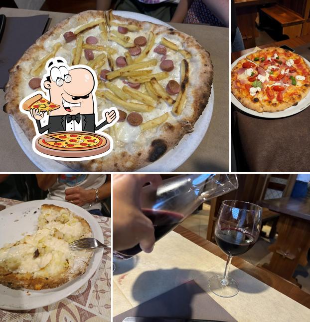 A Pizzeria De Rosa, puoi ordinare una bella pizza