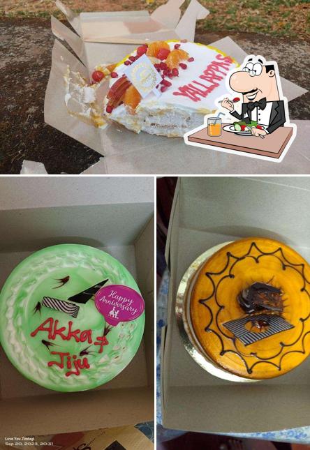 Food at 7th Heaven cake -A slice of Happiness