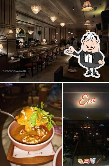 Take a seat at one of the tables at Era