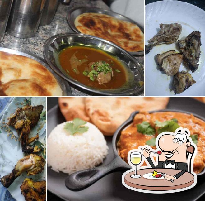 Food at Raheem's Kulcha Nahari
