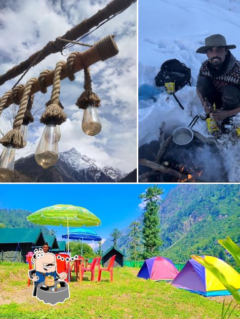 Parvati adventure camp is distinguished by food and interior