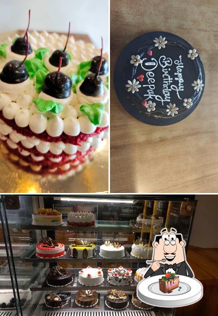 Chocolate cake at The baker's cafe