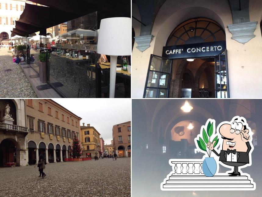 Goditi la vista dall'area esterna di Caffé Concerto