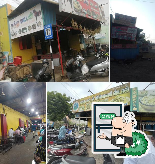 The exterior of Muthu mutton Stall& briyani